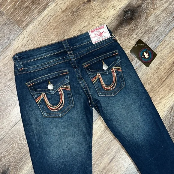 NWT True Religion 🌈 “Joey” Rainbow Skinny Jeans - Picture 6 of 14